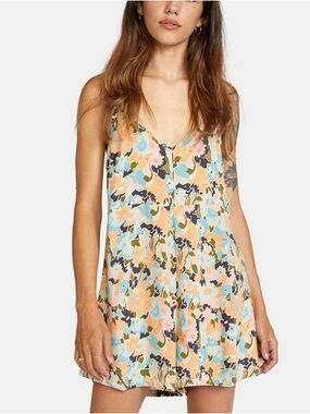 RVCA Woodstock Floral Romper